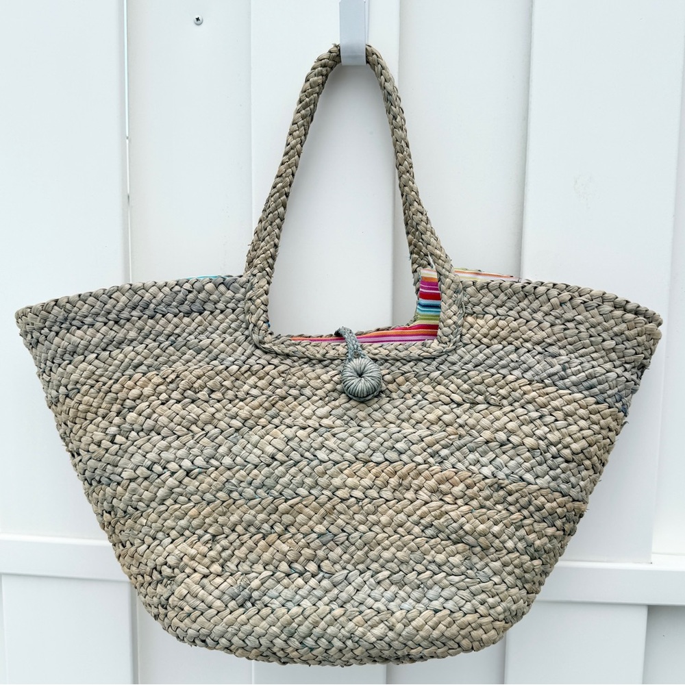 San Diego Hat Co. Straw Tote Bag NEW